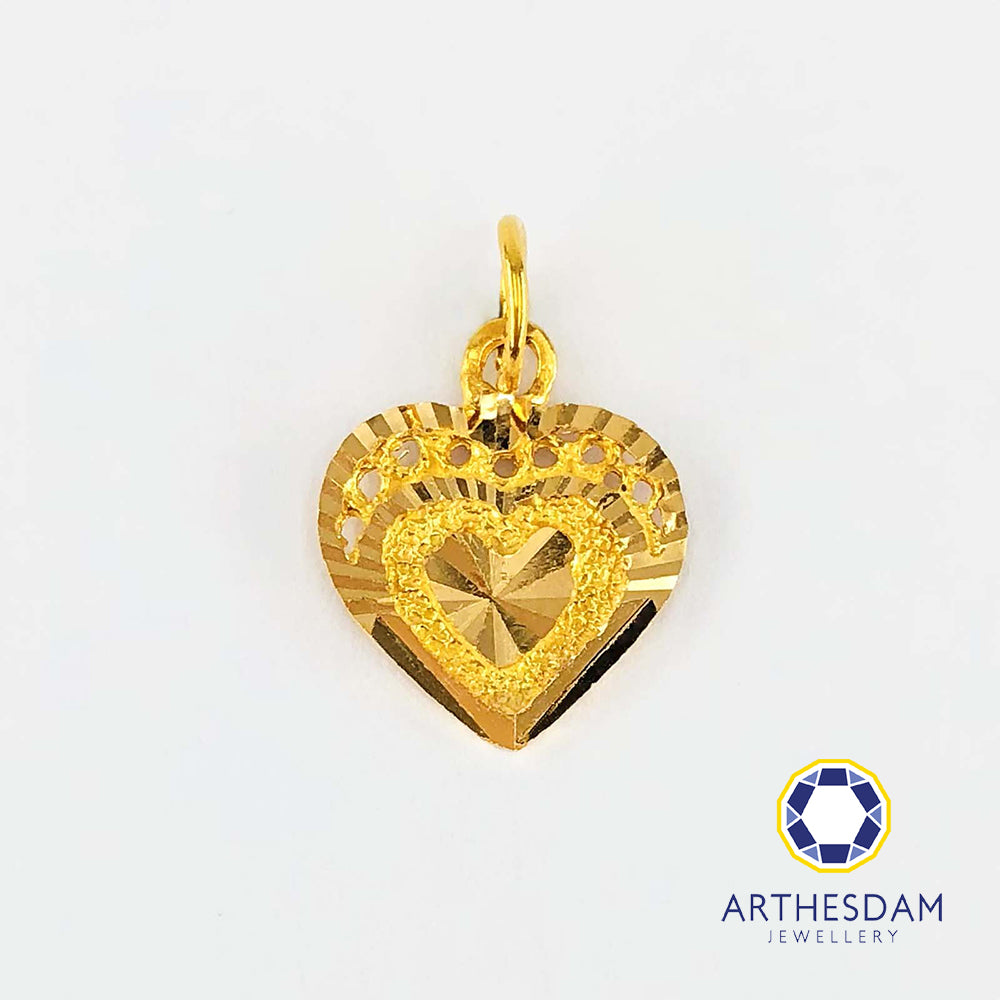 Gold heart clearance jewellery