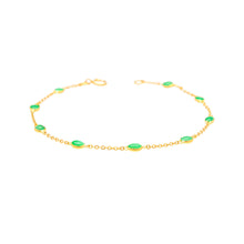 Load image into Gallery viewer, Arthesdam Jewellery 18K Yellow Gold Ivy Jade Bracelet
