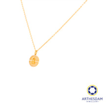 Load image into Gallery viewer, Arthesdam Jewellery 18K Gold Round Gourd 0.069CT Diamond Necklace
