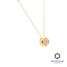 Load image into Gallery viewer, Arthesdam Jewellery 18K Gold 0.3CT Bezel Diamond Necklace
