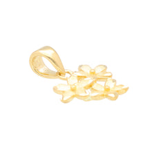 Load image into Gallery viewer, Arthesdam Jewellery 14K Yellow Gold Trio Flower Pendant
