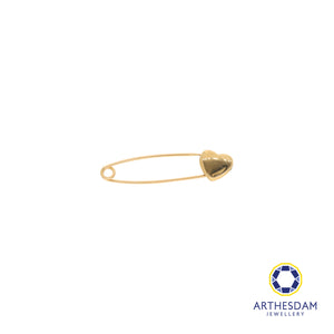 Arthesdam Jewellery 9K Yellow Gold Heart Brooch