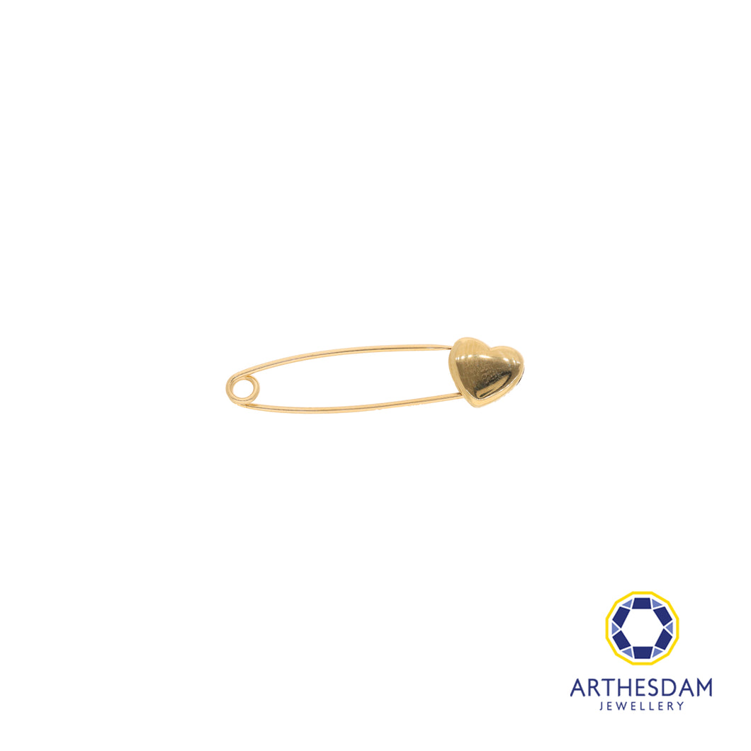 Arthesdam Jewellery 9K Yellow Gold Heart Brooch