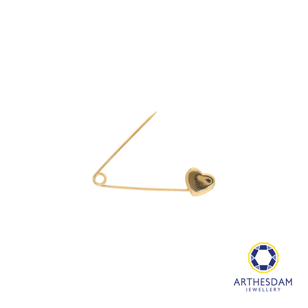 Arthesdam Jewellery 9K Yellow Gold Heart Brooch