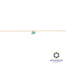 Load image into Gallery viewer, Arthesdam Jewellery 14K Gold Evil Eye Dainty Bracelet
