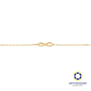 Arthesdam Jewellery 14K Gold Minimalist Infinity Necklace