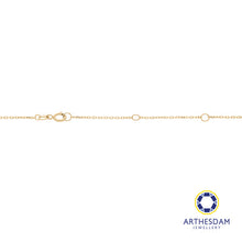 Load image into Gallery viewer, Arthesdam Jewellery 14K Gold Elegant Circle Necklace
