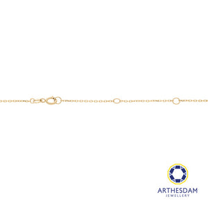 Arthesdam Jewellery 14K Gold Elegant Circle Necklace