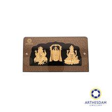 Load image into Gallery viewer, Arthesdam Jewellery 999 Gold Divine Blessing Trio Display Frame
