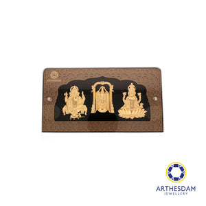 Arthesdam Jewellery 999 Gold Divine Blessing Trio Display Frame