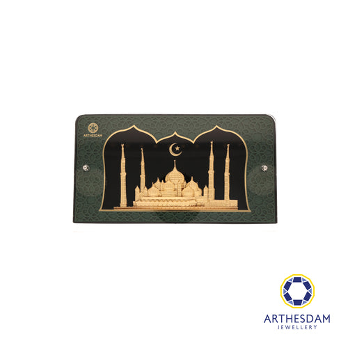 Arthesdam Jewellery 999 Gold Sheikh Zayed Grand Mosque Display Frame