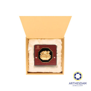 Arthesdam Jewellery 999 Gold Wealth Treasure Bowl Display Frame