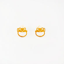 Load image into Gallery viewer, Arthesdam Jewellery 999 Gold Fortune Cat Earrings
