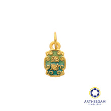 Load image into Gallery viewer, Arthesdam Jewellery 999 Gold 招财纳福 Zhao Cai Na Fu Pendant
