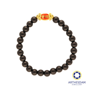 Arthesdam Jewellery 999 Gold 吉祥秉 Beaded Bracelet