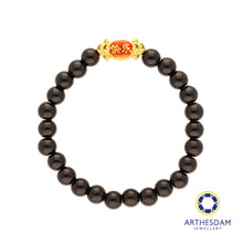 Load image into Gallery viewer, Arthesdam Jewellery 999 Gold 快乐秉 Beaded Bracelet
