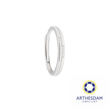 Load image into Gallery viewer, Arthesdam Jewellery 925 Silver Two Tier Solo x Row Solitaire Adjustable Ring
