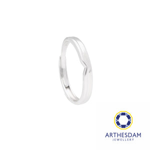 Arthesdam Jewellery 925 Silver V Adjustable Ring