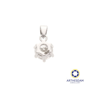 Arthesdam Jewellery 925 Silver Moissanite Solitaire Pendant