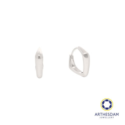 Arthesdam Jewellery 925 Silver Square Hoop Earrings