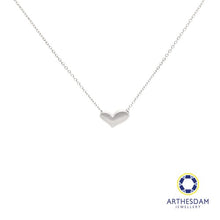 Load image into Gallery viewer, Arthesdam Jewellery 925 Silver Classic Heart Necklace
