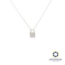 Load image into Gallery viewer, Arthesdam Jewellery 925 Silver Lock Necklace
