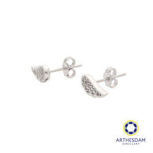 Arthesdam Jewellery 18K White Gold Angel Wing Earrings