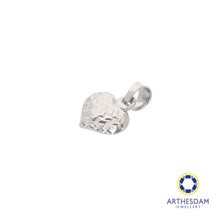 Load image into Gallery viewer, Arthesdam Jewellery 18K White Gold Sparkling Heart Pendant
