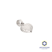 Load image into Gallery viewer, Arthesdam Jewellery 18K White Gold Sparkling Heart Pendant
