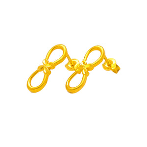 Arthesdam Jewellery 916 Gold Infinity Love Earrings