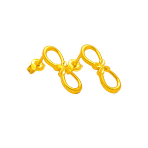 Arthesdam Jewellery 916 Gold Infinity Love Earrings