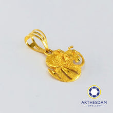 Load image into Gallery viewer, Arthesdam Jewellery 916 Gold Bee my Honey Pendant
