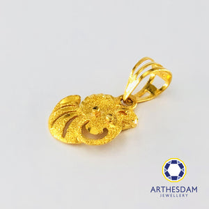 Arthesdam Jewellery 916 Gold Bee my Honey Pendant