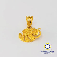 Load image into Gallery viewer, Arthesdam Jewellery 916 Gold Bee my Honey Pendant
