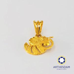 Arthesdam Jewellery 916 Gold Bee my Honey Pendant