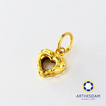 Load image into Gallery viewer, Arthesdam Jewellery 916 Gold Solo Heart Pendant
