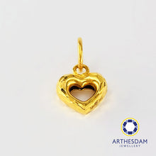 Load image into Gallery viewer, Arthesdam Jewellery 916 Gold Solo Heart Pendant
