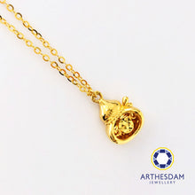 Load image into Gallery viewer, Arthesdam Jewellery 916 Gold Prosperity Gourd Necklace
