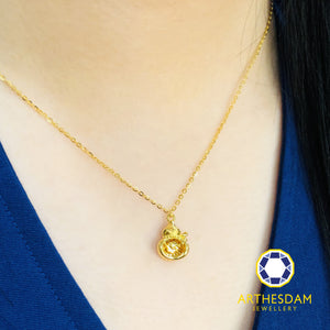 Arthesdam Jewellery 916 Gold Prosperity Gourd Necklace