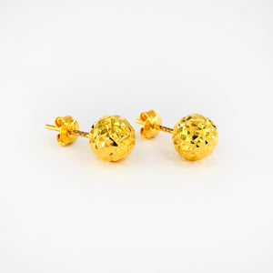 Arthesdam Jewellery 916 Gold Disco Ball Earrings