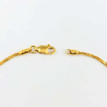 Load image into Gallery viewer, Arthesdam Jewellery 916 Gold Sparkling Box Anklet with Charms
