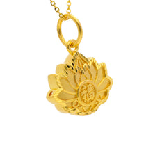 Load image into Gallery viewer, Arthesdam Jewellery 916 Gold Fortune Lotus Pendant
