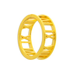 Arthesdam Jewellery 916 Gold Classic Thick Roman Ring