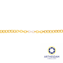 Load image into Gallery viewer, Arthesdam Jewellery 916 Gold Triple Infinity Cowboy Bracelet
