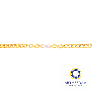 Arthesdam Jewellery 916 Gold Triple Infinity Cowboy Bracelet