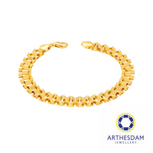 Load image into Gallery viewer, Arthesdam Jewellery 916 Gold Jubilee Band Bracelet
