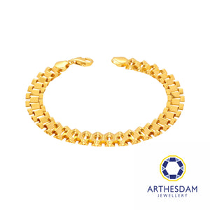 Arthesdam Jewellery 916 Gold Jubilee Band Bracelet