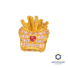 Load image into Gallery viewer, Arthesdam Jewellery 916 Gold Fries Charm
