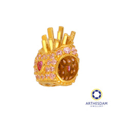 Load image into Gallery viewer, Arthesdam Jewellery 916 Gold Fries Charm
