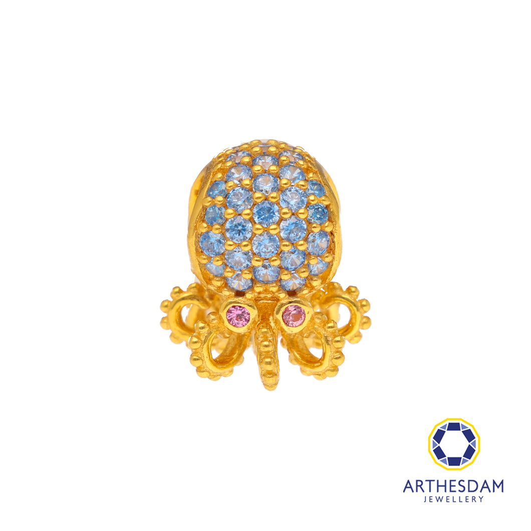 Arthesdam Jewellery 916 Gold Octopus Charm